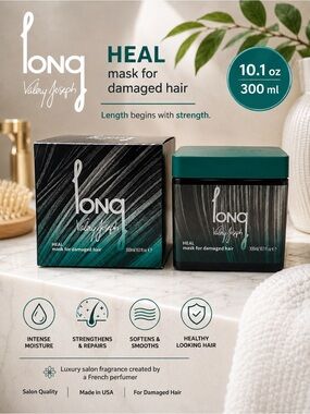 HEAL Hair Mask for Damaged Hair - Teal